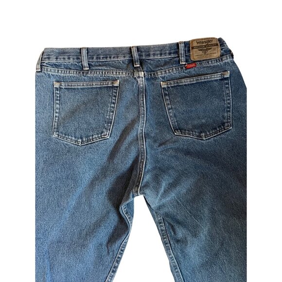 Wrangler Blue Denim Jeans Men's Size 40x32 Classic Fit 100% Cotton - Picture 6 of 7